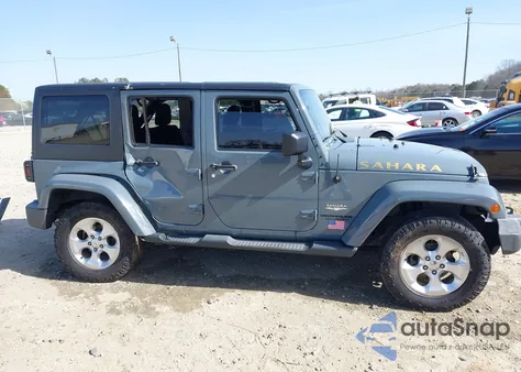 2014 Jeep Wrangler Unlimited Sahara из США, поврежденный, VIN 1C4HJWEG7EL104869